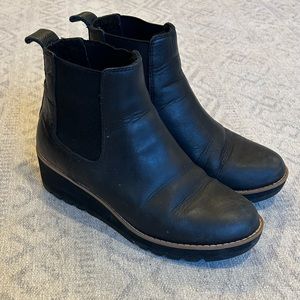 Eileen Fisher wedge ankle boot